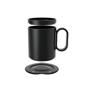 <span class=keywords><strong>Taza</strong></span> de Café Autocalentable de Cerámica, con Control de Temperatura Bluetooth, Carga <span class=keywords><strong>USB</strong></span>, Carga Inalámbrica para Teléfono, para el Hogar, Último Modelo, Más Vendida - Product Image 1