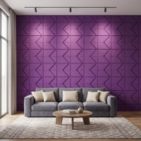 Panneau de séparation décoratif pour salle de réunion, studio, zone de réception et décoration intérieure moderne, autocollants muraux en feutre