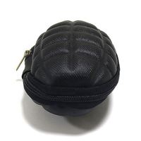 Étui de clé de voiture portable et étanche, anti-rayures, anti-chute, en forme de grenade, sac à fermeture éclair EVA, porte-clés pour hommes et femmes