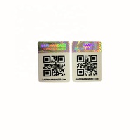 Etiqueta de Seguridad con Holograma Anti-Falsificación con Código de Barras y Código QR