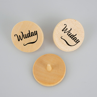 Marqueurs de balle de golf en bois de bambou avec logo personnalisé