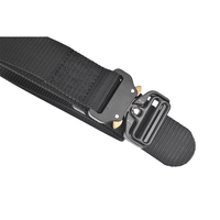 Ceinture tactique en stock, robuste, en polyester, boucle épaisse, déverrouillage rapide, durable, réglable, pour l'extérieur, airsoft, cinturon tactico