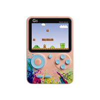 Console de Jeu Portable Libreduty G5, Écran de 3.0 Pouces, 500 Jeux Rétro Classiques HD Intégrés, Console Mini de Poche, Batterie 1000mAh