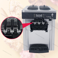 Remise sur les ventes d'usine de machines à glaçons italiennes en acier inoxydable et en cuivre commerciales douces 3 saveurs