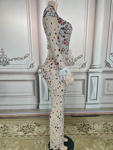 Y1987-AB NOVANCE nuovo <span class=keywords><strong>abito</strong></span> di Design sfavillante gemma colorata <span class=keywords><strong>abito</strong></span> nuovo anno lungo <span class=keywords><strong>donna</strong></span> <span class=keywords><strong>abito</strong></span> da sera <span class=keywords><strong>abito</strong></span> elegante <span class=keywords><strong>per</strong></span> cena - Product Image 4