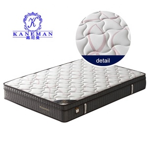 Materasso per Hotel di lusso di alta qualità colchon memory foam latex double queen king size materasso <span class=keywords><strong>a</strong></span> molle insacchettate ibrido - Product Image 1