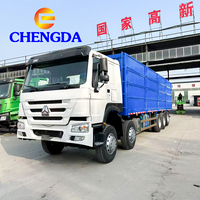 Camion de transport de marchandises à ridelles hautes Sinotruk Howo 10x4 371HP 420HP pour le transport de marchandises générales