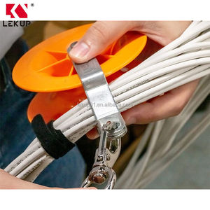 Điện áp thấp & mạng Cáp cài đặt ròng rọc với xoay Snap Hooks hai cáp ròng rọc kéo cáp ròng rọc khối thiết lập - Product Image 4