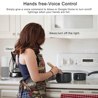 Interrupteur mural tactile Wifi EU, pas de fil neutre requis, interrupteur intelligent pour éclairage, 1 2 3 gangs, 220V, Tuya Smart Home, compatible avec Alexa et Google Home