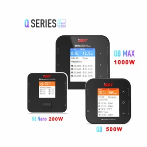 ราคาขายส่ง <span class=keywords><strong>ISDT</strong></span> <span class=keywords><strong>Q8</strong></span> <span class=keywords><strong>MAX</strong></span> 1000W 30A เครื่องชาร์จแบตเตอรี่แบบบาลานซ์ สำหรับแบตเตอรี่ Lilon LiPo LiHV NiMH Pb สำหรับรถบังคับวิทยุ รุ่นพลาสติก 1-6S - Product Image 2