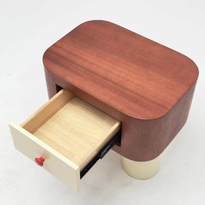 Creativo stile crema in legno bella camera da letto per bambini mobili in legno comodino con cassetto di stoccaggio per uso camera da letto - Product Image 6