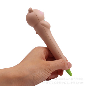 <b>Cute</b> Brown <b>Bear</b> Pen Cap PU Foam <b>Bear</b> Stationery Slow Rebound Stress Toy Gift - Product Image 5