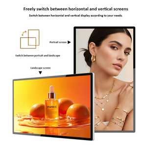 Écran mural suspendu HD, affichage numérique, menu, panneau publicitaire LCD, matériau métallique pour restaurant, café - Product Image 3