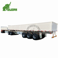 Remorque à plateforme ouverte Superlink à double essieu de 20 pieds avec parois latérales pour camion