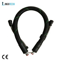 Tuyau flexible chauffé électriquement en PTFE de 1/2 pouce, haute température, 70 MPa, pression de rupture mini de 190 MPa pour la fusion à chaud