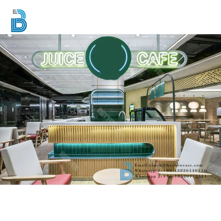 Cafe Counter Bar Möbel Coffee Shop Kiosk Designs Bäckerei Kaffee Display Counter Coffee Shop Dekoration Designs