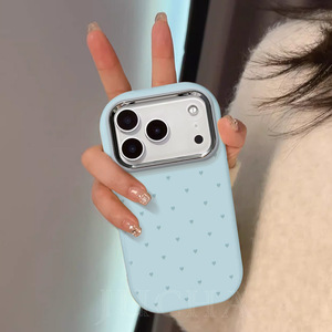 เคสโทรศัพท์ดีไซน์รูปหัวใจแบบเรียบง่ายสำหรับ iPhone 14/15/16/17 Air และสำหรับ iPhone 16 Pro Max รุ่นใหม่ฝาครอบป้องกันการกระแทก - Product Image 2