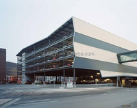Parking multi-étages préfabriqué Structure en acier préfabriquée Parking pour voitures