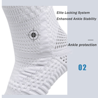 Chaussettes de sport de basketball pour hommes KTS18, logo personnalisé d'usine, sans MOQ, athlétiques, respirantes, de performance, compression, tricot 3D, élite
