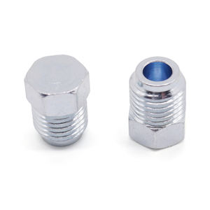 ปลั๊กถั่วเคลือบสังกะสีหกเหลี่ยมแบบกำหนดเอง: ตัวยึดกันรั่วสำหรับการปิดผนึกท่อไฮดรอลิกและนิวเมติก - Product Image 5