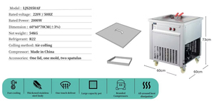 เครื่องทำไอศกรีม<span class=keywords><strong>ม</strong></span>้วนทอดแบบเชิงพาณิชย์ - Product Image 5