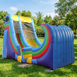 Toboggan aquatique gonflable géant WINSUN en PVC pour adultes - Utilisation en centre commercial en plein air - Product Image 1