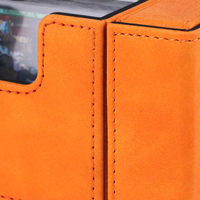 Boîte de rangement pour jeux de cartes Commander, pour cartes de haute qualité, avec étui en cuir pour cartes magiques