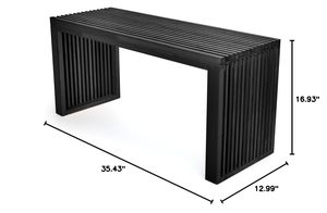 AJUNION 35 pouces bambou <span class=keywords><strong>bois</strong></span> <span class=keywords><strong>salle</strong></span> à manger <span class=keywords><strong>banc</strong></span> cuisine Table <span class=keywords><strong>banc</strong></span> entrée étagère à chaussures <span class=keywords><strong>banc</strong></span> pour salon couloir chambre <span class=keywords><strong>salle</strong></span> <span class=keywords><strong>de</strong></span> <span class=keywords><strong>bain</strong></span> - Product Image 6