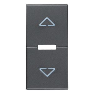 Two Half Keys 1M Gray Arrow Symbols Wall <b>Switches</b> - Product Image 1