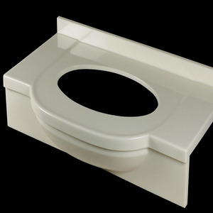 Hàn Quốc acrylic rắn bề mặt vật liệu phòng tắm Vanity đầu hình chữ nhật truy cập hàng đầu - Product Image 5