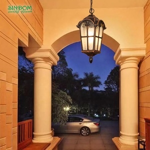 Stile americano Vintage decorativo LED luce ciondolo uso interno ed <span class=keywords><strong>esterno</strong></span> Chic <span class=keywords><strong>lampadario</strong></span> <span class=keywords><strong>per</strong></span> la decorazione della casa - Product Image 3