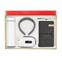 Coffret Cadeau Promotionnel, Coffret Cadeau Massage du Cou avec Carnet, Coffret Cadeau d'Affaires de Luxe avec Logo Personnalisé