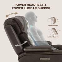 Fauteuil à bascule surdimensionné 2026 avec massage et fonction chauffante pour salon, canapé relaxant et de repos