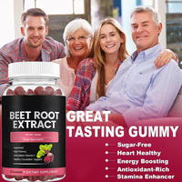 Gummies de Racine de Betterave : Supplément Antioxydant et Relaxant pour la Circulation, avec CoQ10, Pépins de Raisin et Grenade