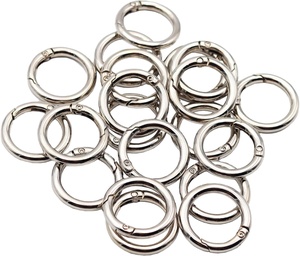 Factory-Direct <b>Sales</b> Ethnic Style Copper Spring-Ring Open-End Keychain Rings Luggage Pendants Snap Hooks Art Collectible Bulk - Product Image 1