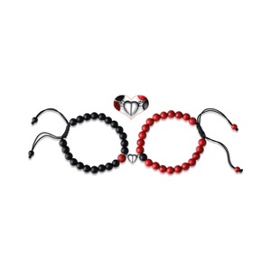 <span class=keywords><strong>Bracelet</strong></span> de couple tendance « Attraction Cœur à Cœur » pour femme, design de niche, aimant, ensemble de bracelets à la mode - Product Image 1
