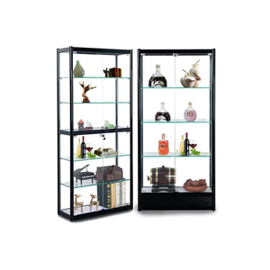 Nhà máy tùy chỉnh bán buôn Kính <span class=keywords><strong>Showcase</strong></span> khói cửa hàng hiển thị kính tủ trưng bày - Product Image 1