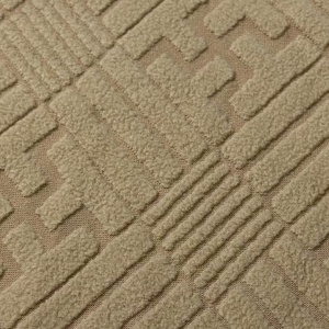 Một bên bàn chải mềm chống Đóng cọc thư dệt kim Jacquard 100% <span class=keywords><strong>Polyester</strong></span> cực Fleece vải cho <span class=keywords><strong>Sofa</strong></span> ghế Bìa may - Product Image 5