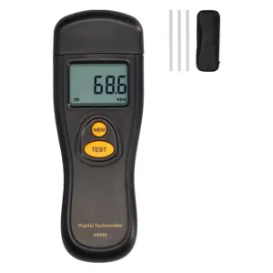 AR926 Digitale Toerenteller Toerental Meter Contact Motor Rpm Meter Tach Gereedschap Handheld Foto-elektrische Snelheidsmeter