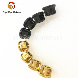 Chất lượng cao Titanium cầu vồng <span class=keywords><strong>Nut</strong></span> GR5 <span class=keywords><strong>Bolt</strong></span> M5-M20 đánh bóng kết thúc Fastener cho xe máy - Product Image 2