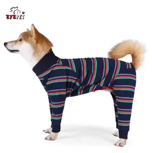 ZYZ pigiama per cani da compagnia camicia per cuccioli in cotone morbido, accessori per abbigliamento per cani, vestiti per cani per cani di piccola taglia maglione riflettente