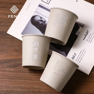 Tazza da Caffè in Ceramica Minimalista <span class=keywords><strong>Giapponese</strong></span> FENN con Logo Personalizzato al Laser, a Forma di Bicchiere di Carta, Non Smaltata, Senza Manico, in Argilla, Ideale come Regalo - Product Image 5