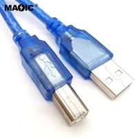 Câble de scanner d'imprimante USB haute vitesse a mâle vers USB B 2.0 câble d'imprimante USB 2.0 pour HP Canon et Epson