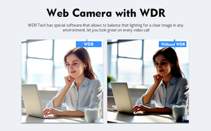 4K AI Auto Framing Upgraded Webcam for PC, UHD <b>USB</b> With Microphone 4K Webcam - Product Image 2