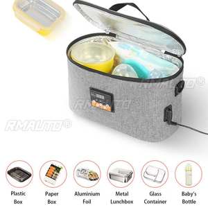 Electric Car Heating <b>Lunch</b> <b>Box</b> case Food Portable Oven 12V Warmer Lightweight Car Food Milk Warmer for <b>Work</b> Picnic Road Trip - Product Image 3