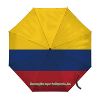 Paraguas plegable con bandera de Granada, apertura y cierre automático, compacto, portátil, grande, para lluvia, sol, protección UV, resistente al viento