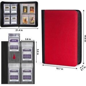 Custom Wholesale Graded Card Binder 4 Pocket Slab Binder Suitable Graded Card - Product Image 4