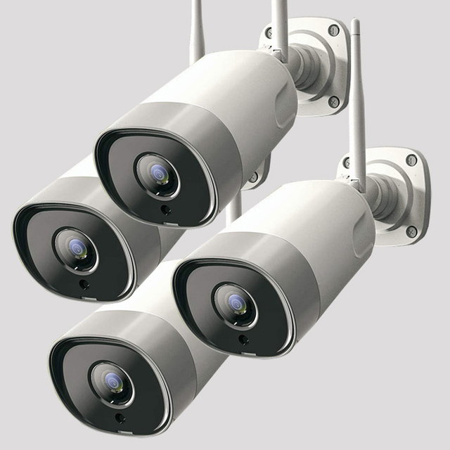 Plug and Play CCTV Security System Tuya Smart Camera IP Camera and 4CH NVR Kits