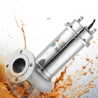 Pompe broyeuse submersible électrique QY haute pression anti-colmatage en fonte robuste pour eaux usées et eaux claires 220V/380V 1.5KW