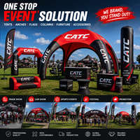 Tente d'événement gonflable personnalisée CATC |   Voiture de sport professionnelle Spider Marquee étanche à l'air |   Publicité thermique imperméable entièrement personnalisée